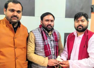 CAA के समर्थन में भारतीय जनता युवा मोर्चा के पदाधिकारियों को किया गया जागरूक