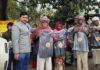 150 असहाय गरीबों को अमेठी सांसद स्म्रति ईरानी की तरफ उत्थान सेवा संस्थान द्वारा कंबल वितरण किया गया