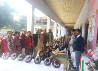 बैंक ऑफ बड़ौदा ने विद्यालय को दिए 10 सीलिंग फैन