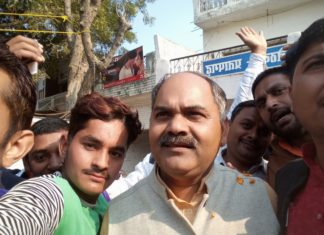 जिलाध्यक्ष का भाजपा युवा मोर्चा के कार्यकर्ताओ ने किया जोरदार स्वागत