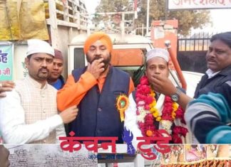 कांग्रेस कमेटी रायबरेली अल्पसंख्यक विंग ने किया गुरु गोविंद सिंह की शोभा यात्रा का भव्य स्वागत