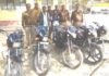 चोरी की 05 मोटर साइकिलों के साथ 02 शातिर मोटर साइकिल चोर गिरफ्तार
