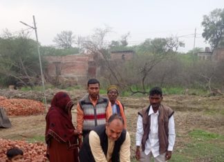 जींर्ण शींर्ण शिव मंदिर के जीर्णोद्धार एवं नव निर्माण का किया शुभारंभ