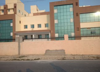 निर्माणाधीन दो सौ शैया बेड अस्पताल का शासन टीम ने किया निरीक्षण