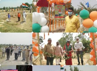 प्रधानो एवं श्री साई नाथ सेवा समिति क़े वारियर्स ने एक साथ सभी 153 गांवों में आदर्श कूड़ा स्थल का किया शुभारंभ