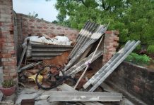 आंधी तूफान ने मचाया कोहराम जरूरी व्यवस्था हुई धड़ाम