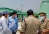 सामुदायिक केंद्र में जब औचक निरीक्षण करने पहुँच गए डीएम व एसपी