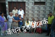नगर पालिका के कोरोना योद्धाओं का मोहल्लेवासियों ने किया सम्मान