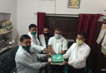 सूचना विभाग के अधिकारी व स्टॉप का गायत्री गंगा परिवार ने किया स्वागत