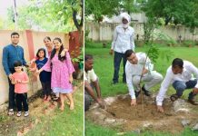 जिलाधिकारी ने विश्व पर्यावरण दिवस के अवसर पर कैम्प कार्यालय परिसर में किया वृक्षारोपण