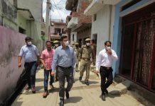 तहसील लालगंज के ग्राम छतऊ का पुरवा को किया गया सील, मजिस्ट्रेट तैनात किये गये
