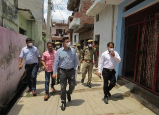 तहसील लालगंज के ग्राम छतऊ का पुरवा को किया गया सील, मजिस्ट्रेट तैनात किये गये