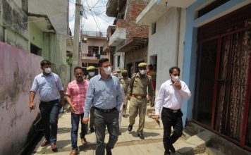 तहसील लालगंज के ग्राम छतऊ का पुरवा को किया गया सील, मजिस्ट्रेट तैनात किये गये