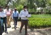 वन विभाग पौधशाला नर्सरी का निरीक्षण करने पहुचे डीएम अमेठी,मची खलबली विभागीय अधिकारी रहे मौजूद