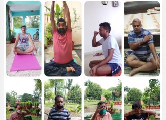 व्यापारियों ने अंतरराष्ट्रीय योग दिवस के बताए लाभ