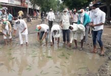ये क्या सड़क पर ही होने लगी खेती, कारण था ये