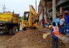 सड़को पर जलभराव पर जनता का आक्रोश देख लोक निर्माण विभाग हरकत में आया
