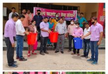 कायाकल्प योजना के अंतर्गत संकल्प फाउंडेशन ने सामुदायिक स्वास्थ्य केंद्र में करवाया वृक्षारोपण