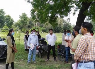 वृद्धाश्रम व क्वारंटाइन सेंटर का सचिव ने किया औचक निरीक्षण