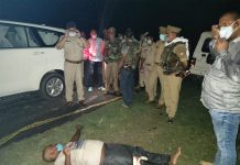 पुलिस मुठभेड़ में एक घायल,दौतरा हत्याकांड का हुआ खुलासा