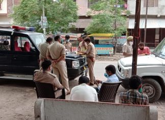 लाकडाउन उल्लंघन व बिना मास्क निकलने वालों से वसूला 32 हजार का जुर्माना