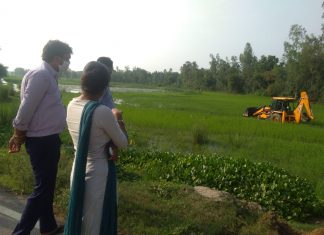 डलमऊ प्रसासन ने भू माफियाओ से मुक्त कराई तालाब की भूमि