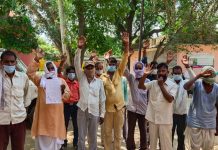 रैन बसेरा की जमीन पर अवैध कब्जा ग्रामीणों ने एसडीएम से की शिकायत