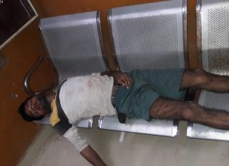 दो मोटरसाइकिल के आपस मे भिड़ंत चार घायल