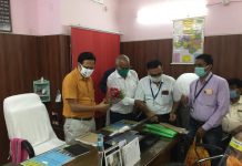 लैब तकनीशियन संघ ने नए सीएमओ को किया सम्मानित