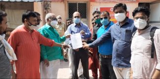 पत्रकारों ने सुरक्षा कानून बनाये जाने को लेकर राज्यपाल को भेजा ज्ञापन