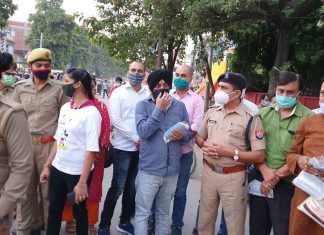 मास्क लगाओ खुद को बचाओ दूसरे को भी बचाओ-सीओ सिटी