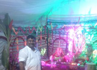 पूजा अर्चना और जय माता दी के जयकारों से गुंजायमान हुआ मानधाता पनियारी गांव..