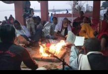 तिलोई तहसील के भक्तो ने विशाल भण्डारे का गंगा टत पर किया गया आयोजन