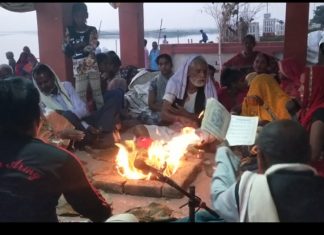 तिलोई तहसील के भक्तो ने विशाल भण्डारे का गंगा टत पर किया गया आयोजन