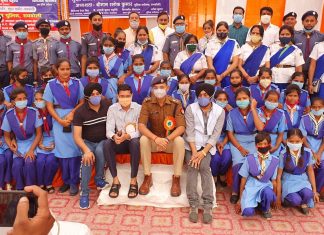 यातायात माह का शुभारंभ पुलिस अधीक्षक ने हरी झंडी दिखा किया शुभारंभ