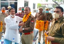 कोतवाली प्रभारी का हुआ विदाई समारोह