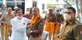 कोतवाली प्रभारी का हुआ विदाई समारोह