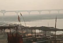 कार्तिक पूर्णिमा गंगा स्नान घाटों पर पसरा रहा सन्नाटा