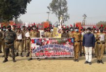एनसीसी ऑफिसर लेफ्टिनेंट सत्येंद्र कुमार के कुशल नेतृत्व में कैडेटों ने निकाली फाइलेरिया जागरूकता रैली