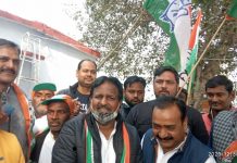 काँग्रेसियों ने मनाया स्थापना दिवस, किसान संदेश पदयात्रा निकाली