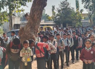 सर्वोदय इंटर कॉलेज के छात्र-छात्राओं को किया गया जागरूक